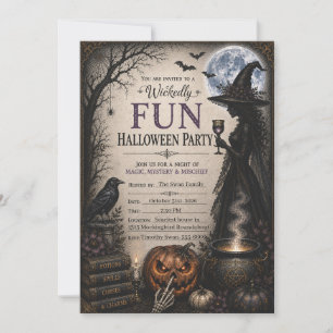 Personalised Wicked Fun Halloween Party Invitation