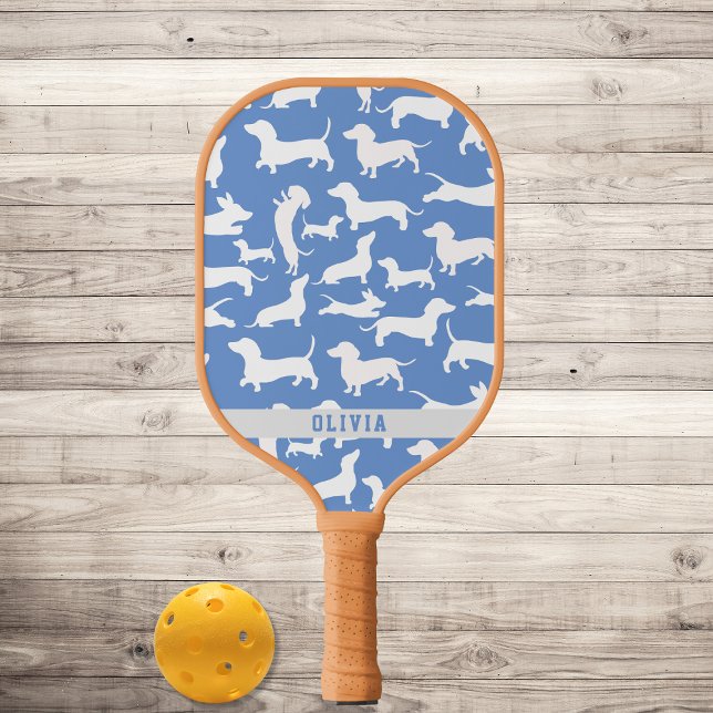 Personalised Wiener Dog, Sausage Dog Pickleball Paddle (Creator Uploaded)