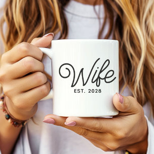 Personalised Wife Husband Mug for Wedding Gift