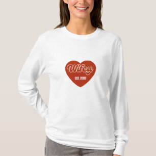 Personalised Wifey Shirt with Anniversary Year