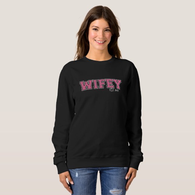 Personalised WIFEY Sweatshirt (Front Full)