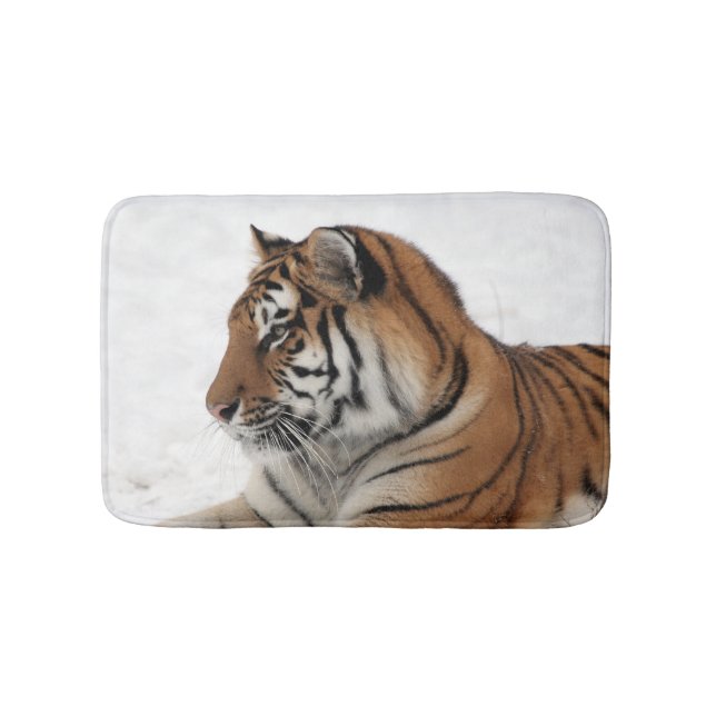 Personalised Wild Animal Tiger Bath Mat (Front)