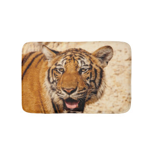Personalised Wild Animal Tiger Bath Mat
