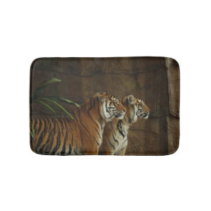 Personalised Wild Animal Tiger Bath Mat