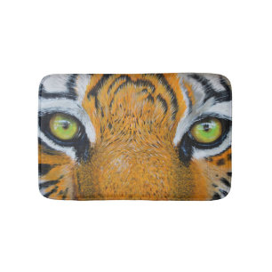 Personalised Wild Animal Tiger Eyes Bath Mat