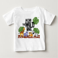 Personalised WILD ONE Safari First Birthday