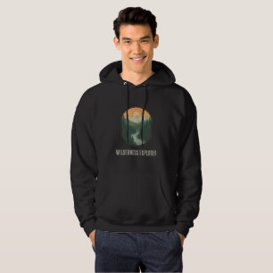 Personalised Wilderness Explorer Retro Mountain Ho Hoodie