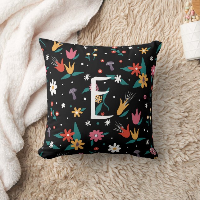 Personalised Wildflower Accent Pillow (Blanket)