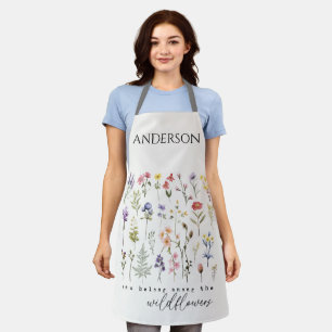 Personalised Wildflower Apron