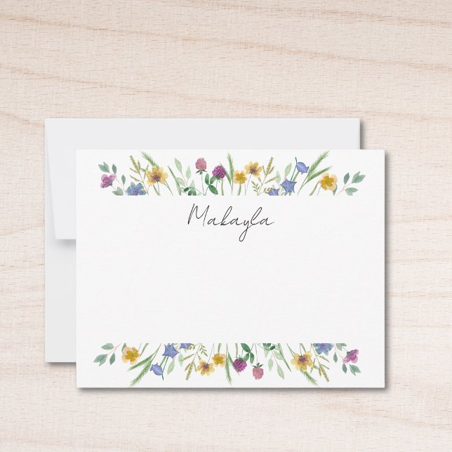 Personalised Wildflower Card (Creator Uploaded)