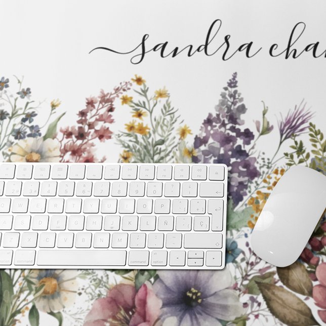Personalised Wildflower Desk Mat (Creator Uploaded)
