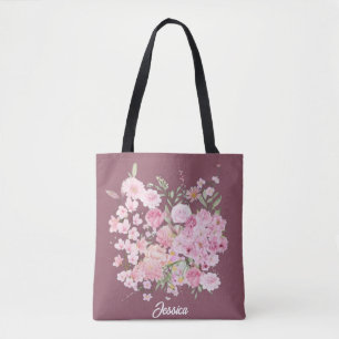  Personalised Wildflower Tote Bag