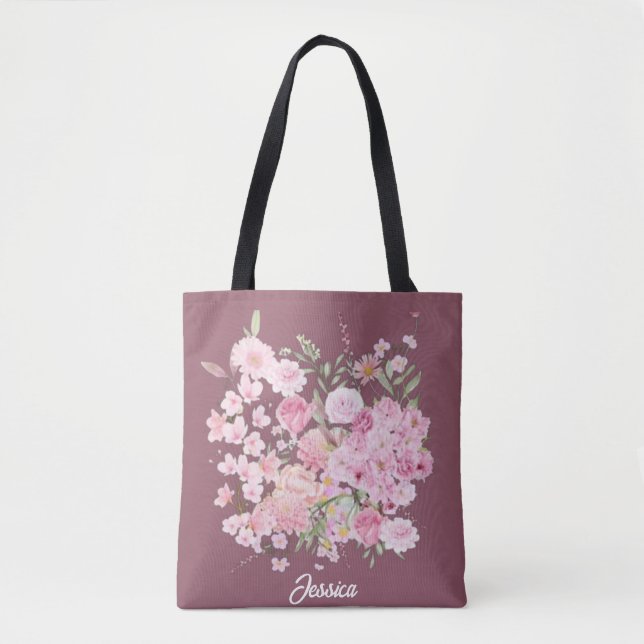  Personalised Wildflower Tote Bag (Front)