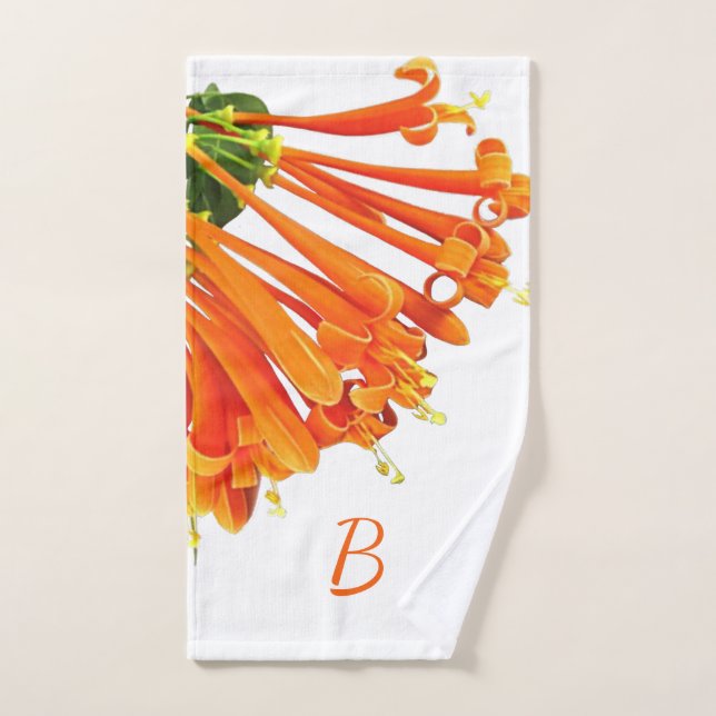 Personalised 'Wildflowers' Guest Towel (Hand Towel)