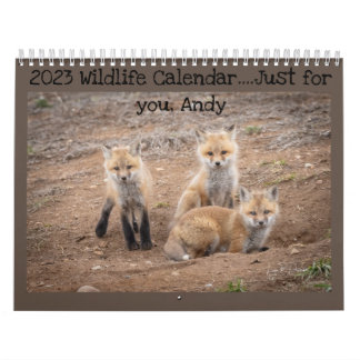 Personalised Wildlife Calendar 2023