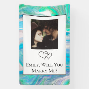 Personalised Will You Marry Me Banner