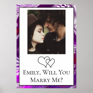 Personalised Will  You Marry Me   Poster