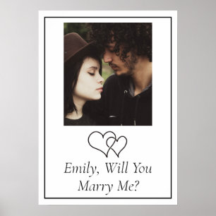 Personalised Will  You Marry Me   Poster