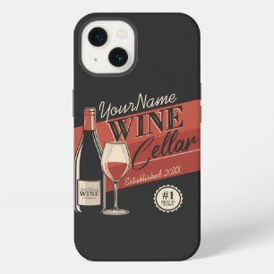 Personalised Wine Cellar Bottle Tasting Room Bar iPhone 13 Case