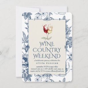 Personalised Wine Country Invitation