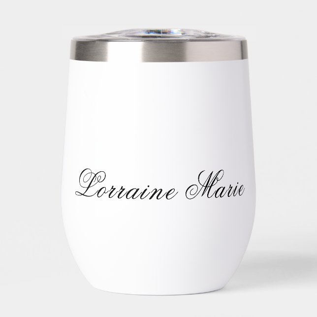 Personalised Wine Tumbler (Front)