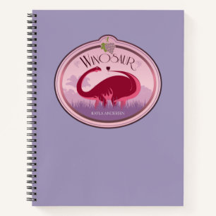 Personalised Winosaur Notebook