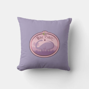 Personalised Winosaur Throw Pillow