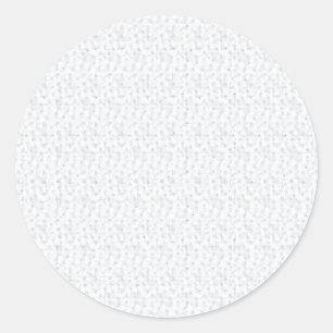 Personalised Winter Geometric Pattern Classic Round Sticker