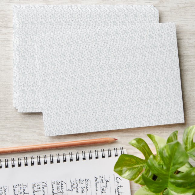 Personalised Winter Geometric Pattern Envelope (Stacked)
