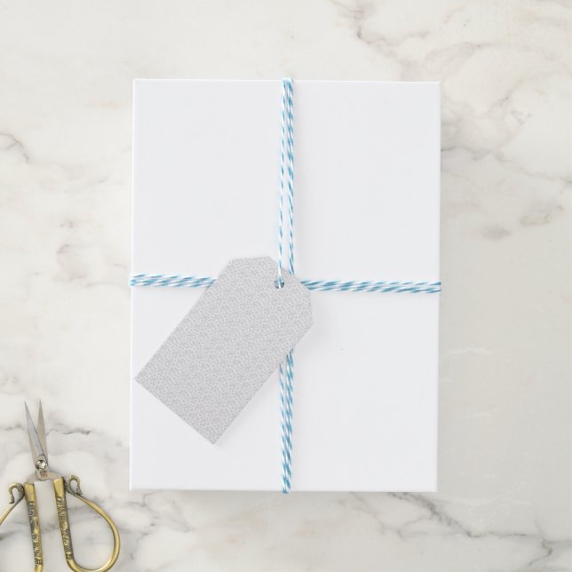 Personalised Winter Geometric Pattern Gift Tags (With Twine)