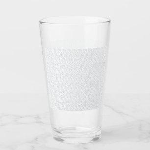 Personalised Winter Geometric Pattern Glass