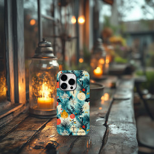 Personalised Winter Wonderland Botanical Case-Mate iPhone 14 Pro Case