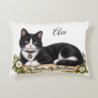 Personalised Witch Familiar Tuxedo Cat