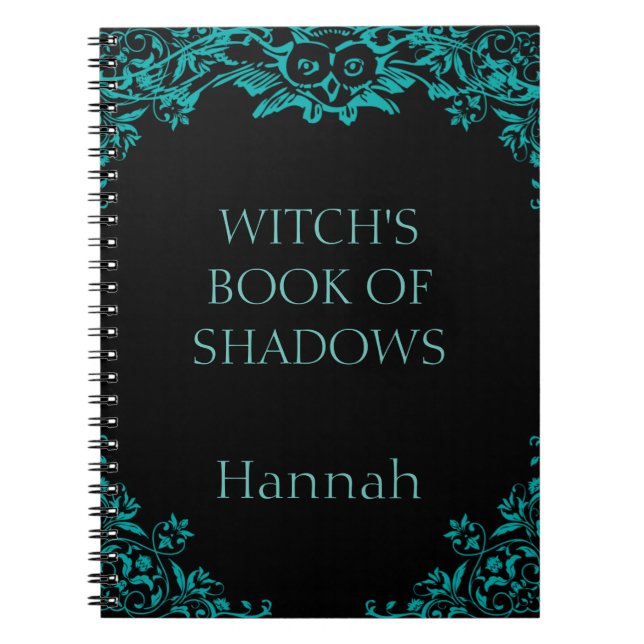 Personalised Witch's Book Of Shadows Notebook  (Front)
