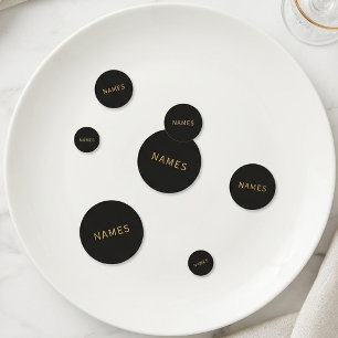 Personalised With 3 Last Name or Nickname on Them Confetti