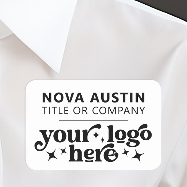 Personalised With Company Logo Employee Large Name Tag (Creator Uploaded)