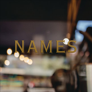 Personalised With Last Name or Nickname on Them