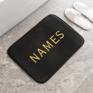 Personalised With Last Name or Nickname on Them Bath Mat