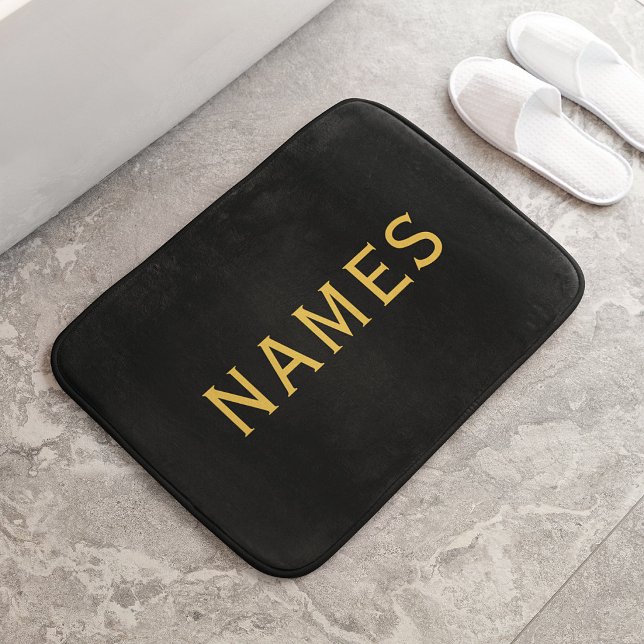 Personalised With Last Name or Nickname on Them Bath Mat (Creator Uploaded)