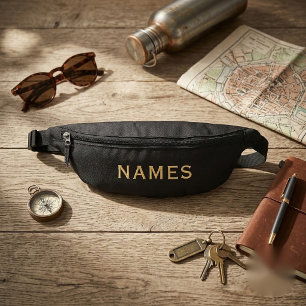 Personalised With Last Name or Nickname on Them Bum Bags