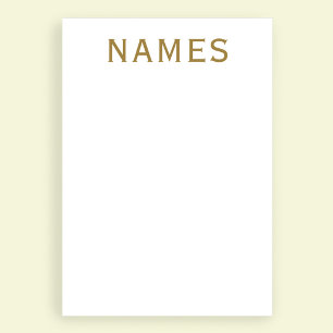 Personalised With Last Name or Nickname on Them Custom Letterhead