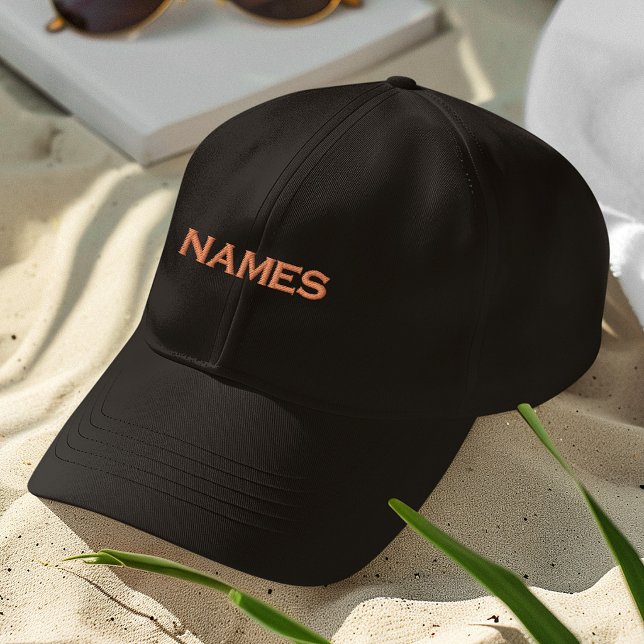 Personalised With Last Name or Nickname on Them Embroidered Hat (Creator Uploaded)