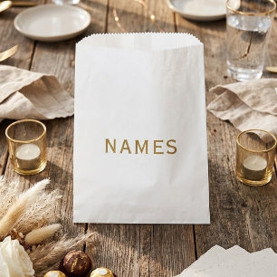 Personalised With Last Name or Nickname on Them Favour Bag