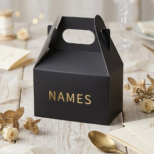 Personalised With Last Name or Nickname on Them Favour Box