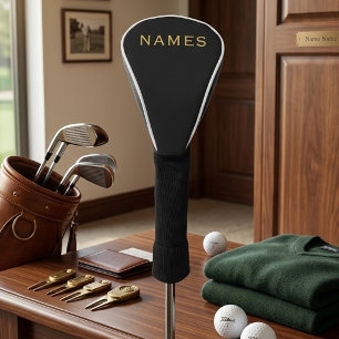 Personalised With Last Name or Nickname on Them Golf Head Cover