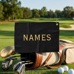 Personalised With Last Name or Nickname on Them Golf Towel