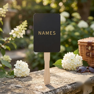 Personalised With Last Name or Nickname on Them Hand Fan