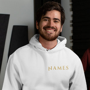 Personalised With Last Name or Nickname on Them Hoodie