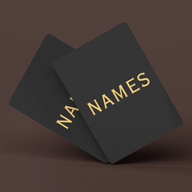 Personalised With Last Name or Nickname on Them Playing Cards (Creator Uploaded)