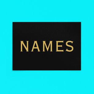 Personalised With Last Name or Nickname on Them Poster